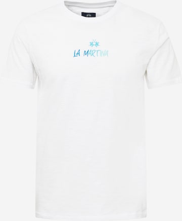 La Martina T-Shirt in Weiß: predná strana