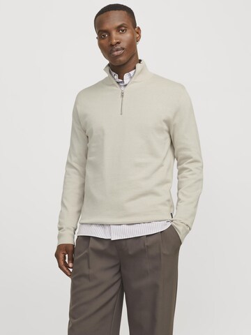 JACK & JONES Pullover in Beige: Vorderseite