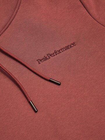 PEAK PERFORMANCE Sweatshirt in Brown