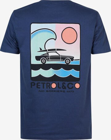 T-Shirt Petrol Industries en bleu