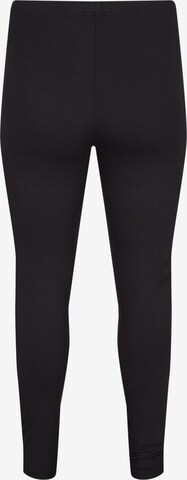 Zizzi Skinny Leggings 'Lala' in Schwarz