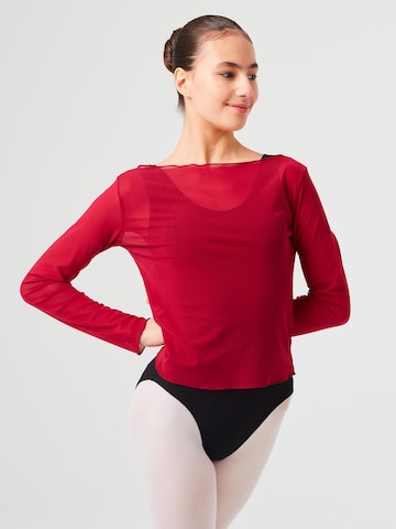Tanzmuster Sporttop 'Maite'‌‌‌‌‌‌‌‌‌ in Rot: Vorderseite