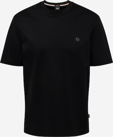 Tシャツ・カットソー HUGO BOSS 'Taut 01' T-shirt White/Black BOSS Shirt 'C-Taut 01' in Black | ABOUT YOU
