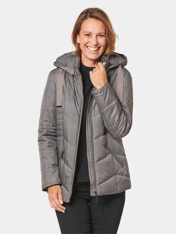 Goldner Übergangsjacke in Grau: Vorderseite