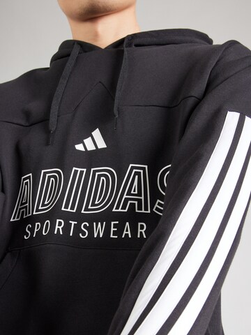 ADIDAS SPORTSWEAR Urheilullinen collegepaita 'TIRO' värissä musta