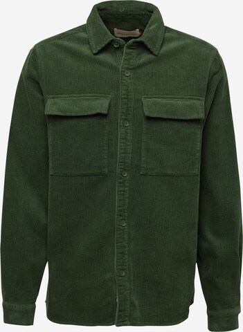 Regular fit Camicia di Revolution in verde: frontale
