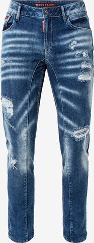 CIPO & BAXX Regular Jeans in Blauw: voorkant