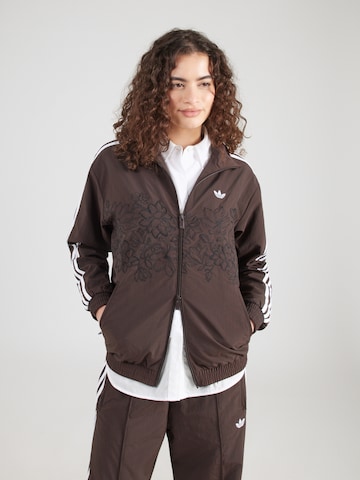 Geacă de primăvară-toamnă 'FB' de la ADIDAS ORIGINALS pe maro: față