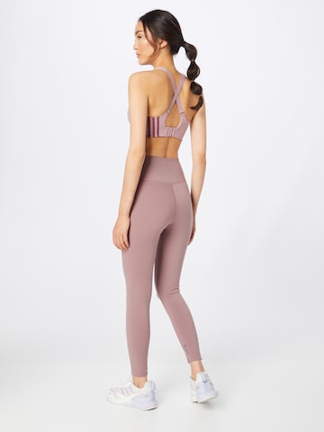 ADIDAS SPORTSWEAR - Skinny Calças de desporto 'Luxe Studio' em roxo