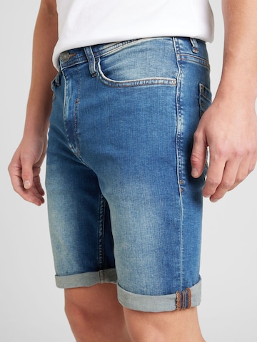 BLEND Slimfit Shorts in Blau