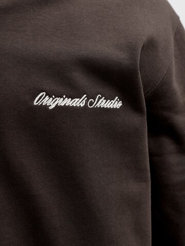 JACK & JONES Sweatshirt i brun