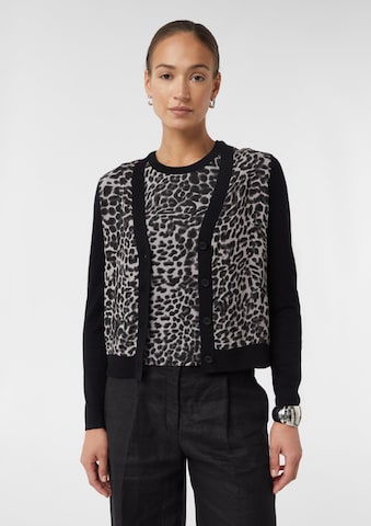 COMMA Knit cardigan in Black: front