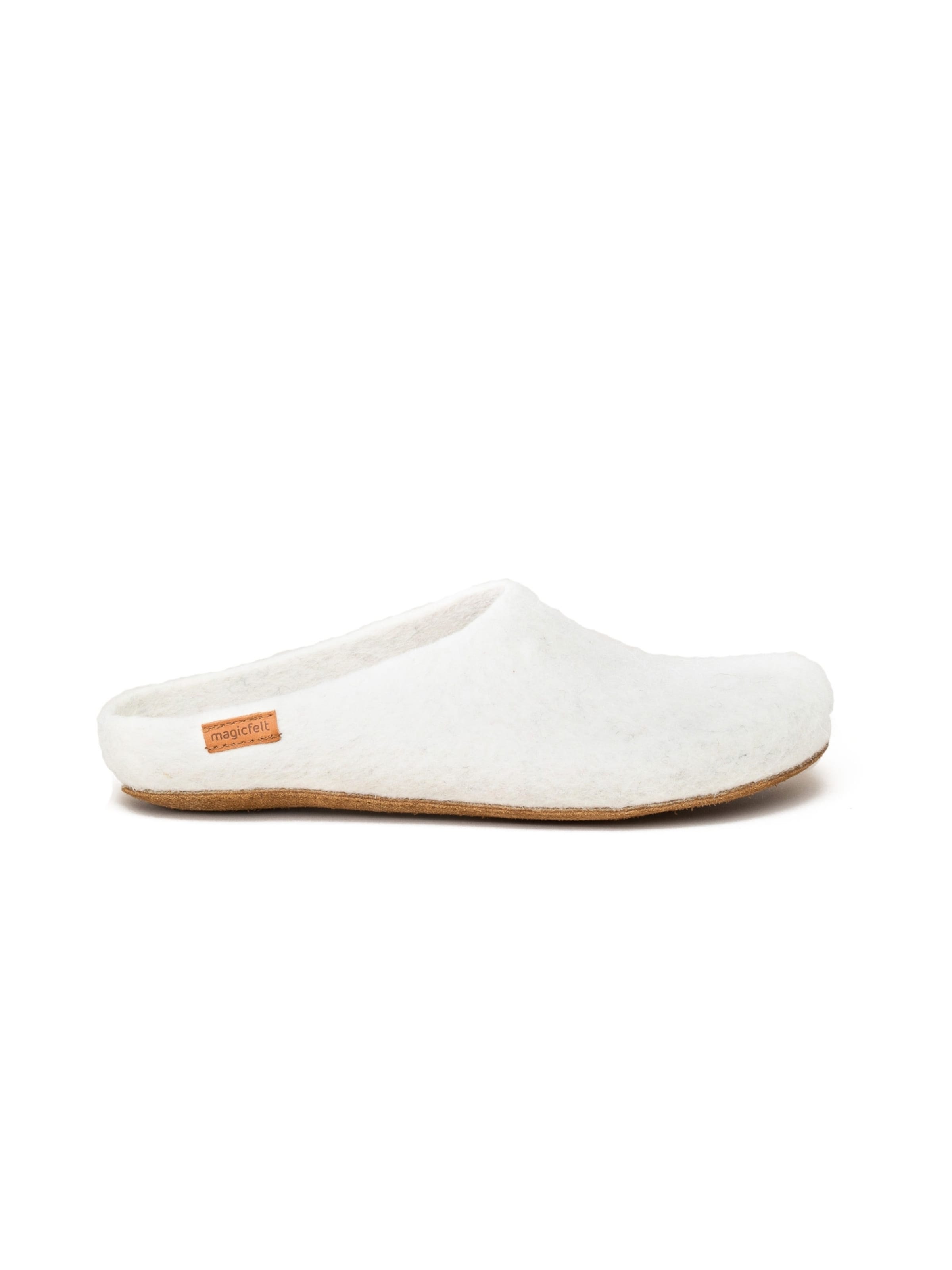 MagicFelt Hausschuh 'Filzpantoffel Magicfelt 713'‌‌‌‌‌‌‌‌‌ in Weiß