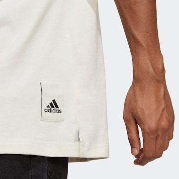 ADIDAS SPORTSWEAR Λειτουργικό μπλουζάκι 'Lounge' σε λευκό