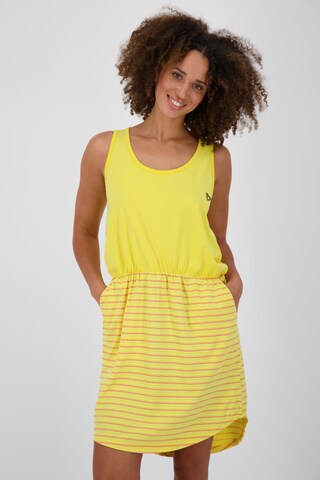 Alife and Kickin - Vestido de verão 'RosalieAK' em amarelo: frente