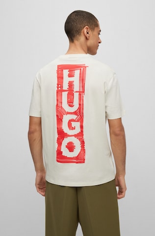 Maglietta 'Danden' di HUGO Red in bianco