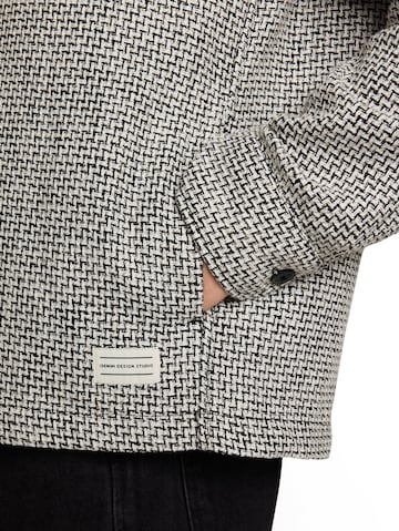 Coupe regular Chemise TOM TAILOR DENIM en gris