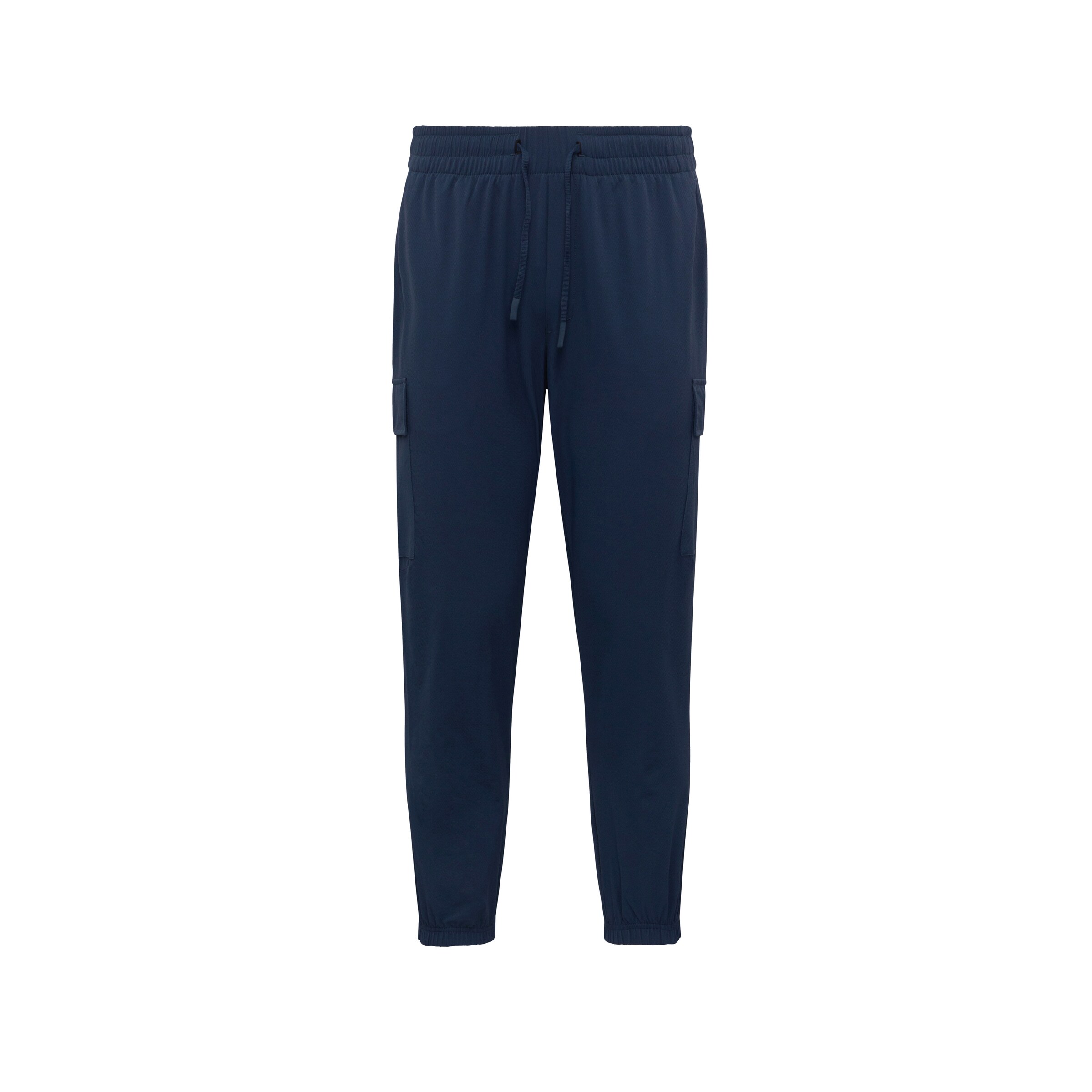 Born Living Yoga Tapered Functionele broek 'Minho' in Blauw: voorkant