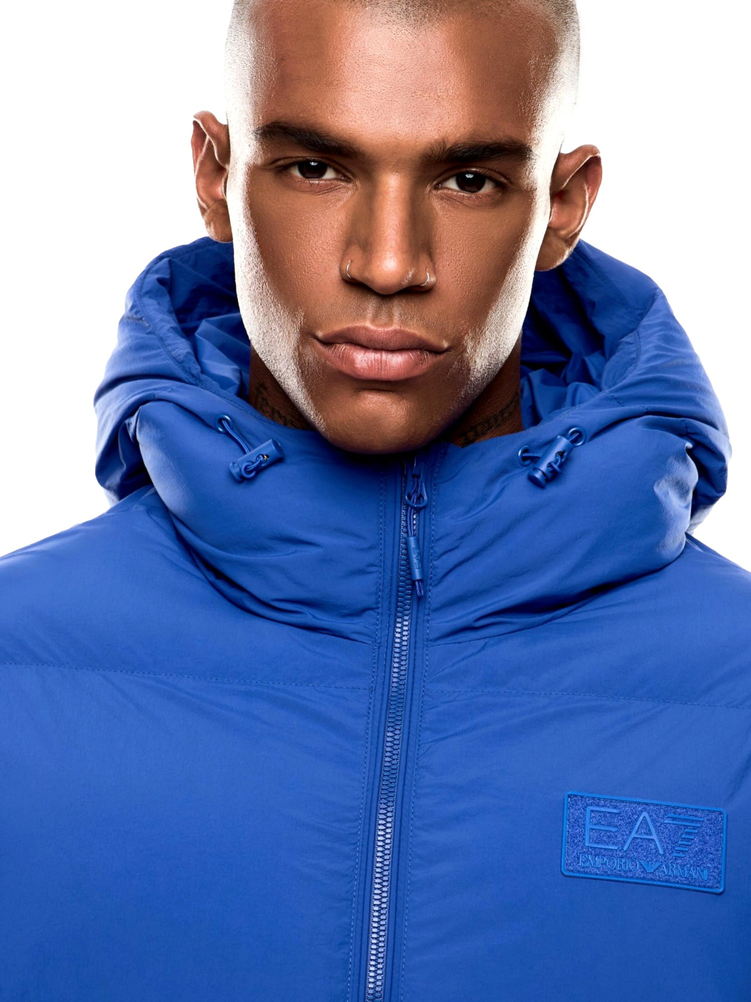 Giacca invernale di EA7 Emporio Armani in blu