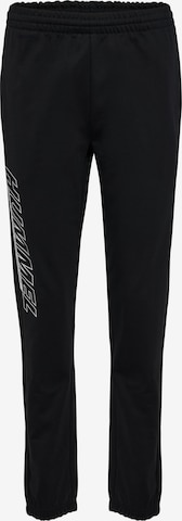 Hummel Tapered Hose 'Pulse' in Schwarz: Vorderseite