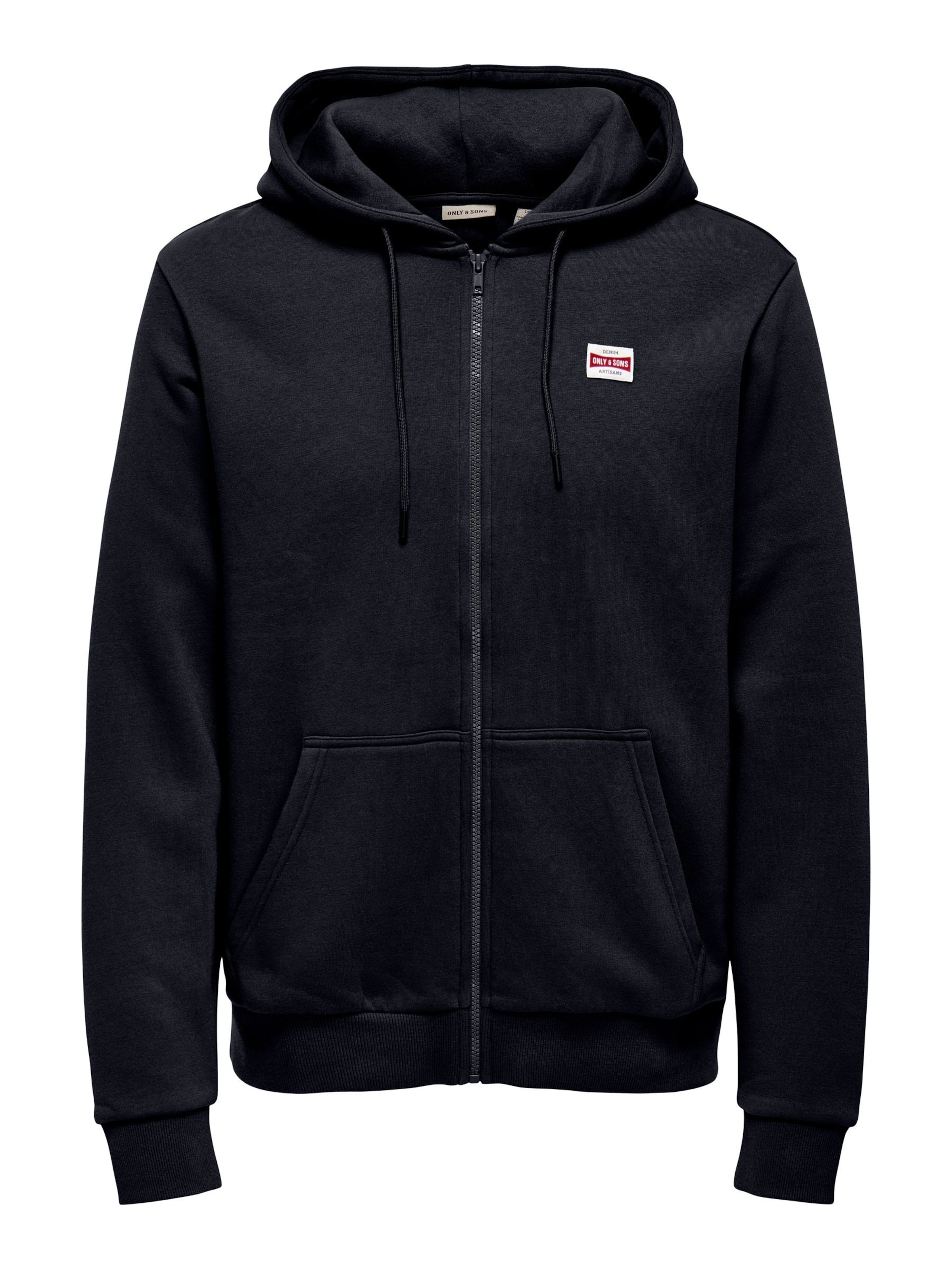 Giacca di felpa 'ONSCeres' di Only & Sons in blu: frontale