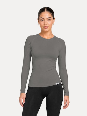 T-shirt ' Lyana ' Smilodox en gris : devant