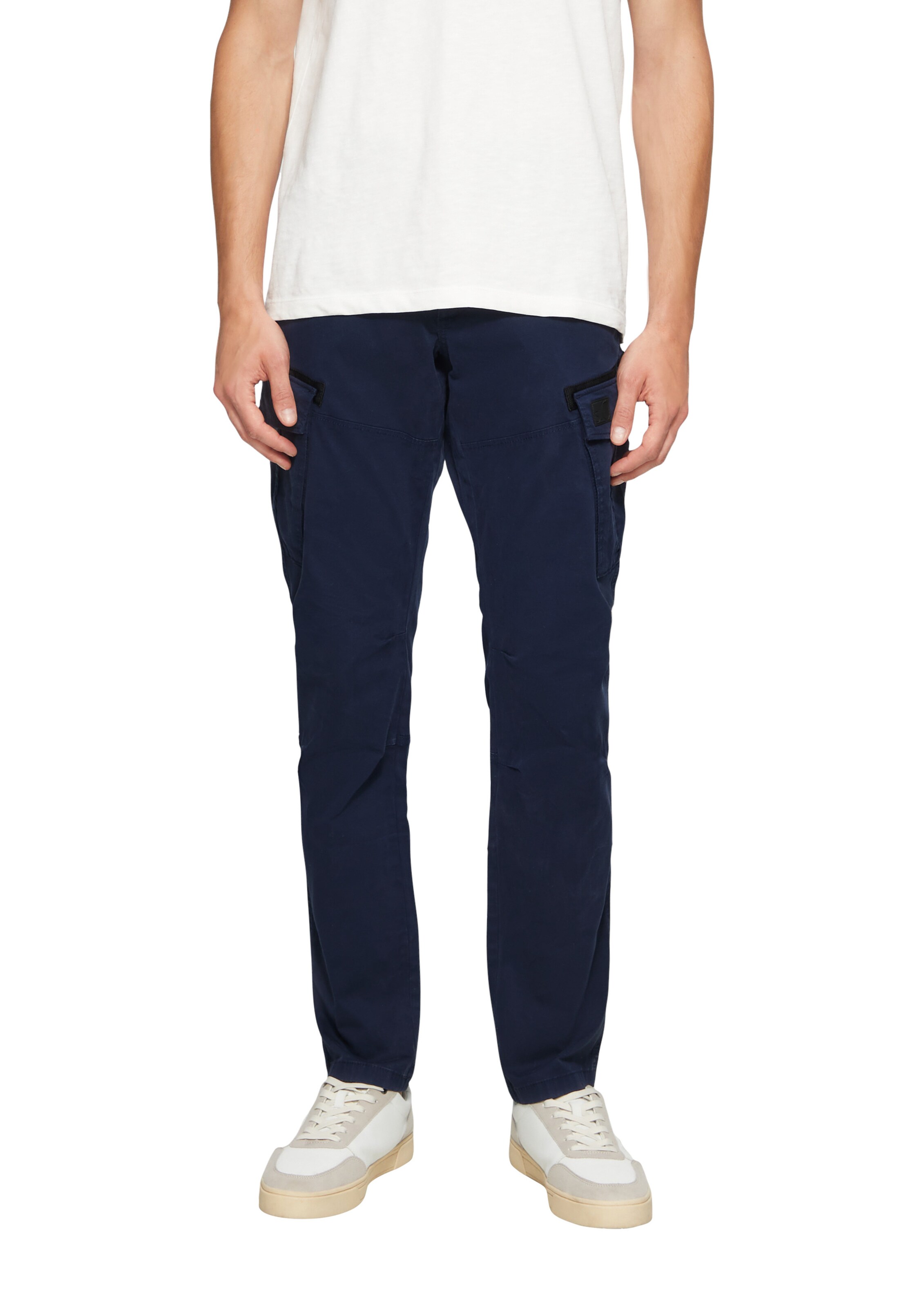 s.Oliver Regular Cargo Pants in Blue: front