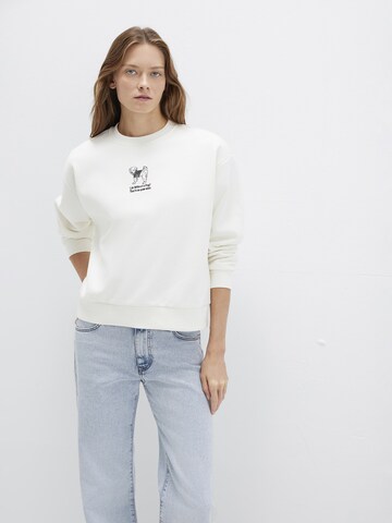 Mavi Sweatshirt i hvid: forside