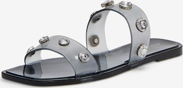 Katy Perry Sandals 'THE GELI  EMBELLISHED SQUARE TOE' in Black: front