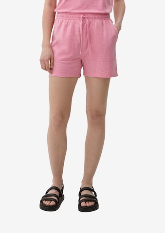 s.Oliver - regular Pantalón en rosa: frente