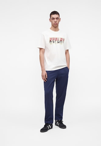 REPLAY - Camiseta en blanco