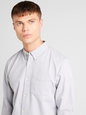 GAP Regular fit Srajca | siva barva