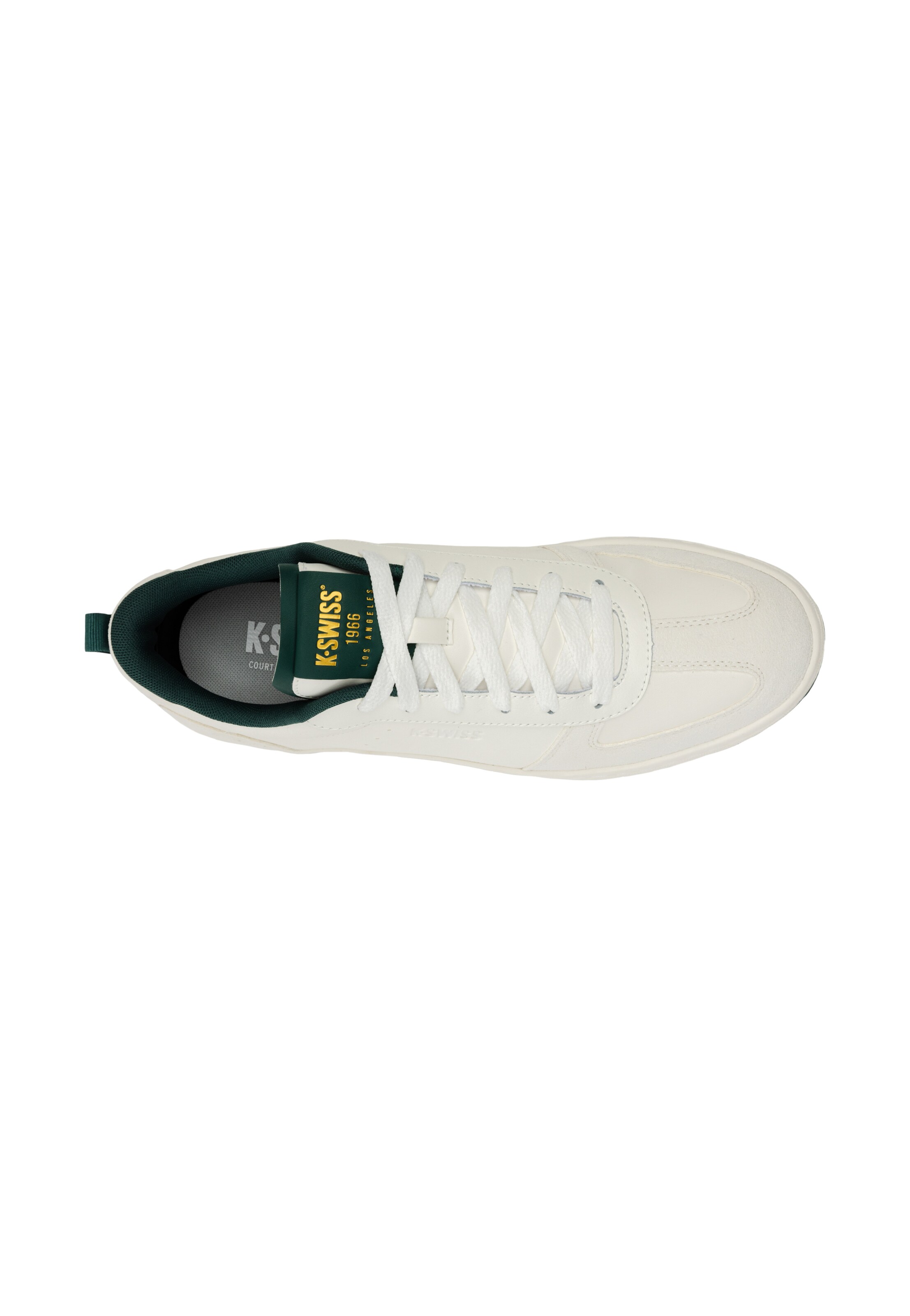 Sneaker low 'COURT VARSITY' de la K-SWISS pe alb
