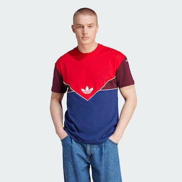 ADIDAS ORIGINALS Shirt 'adicolor' in Rood: voorkant