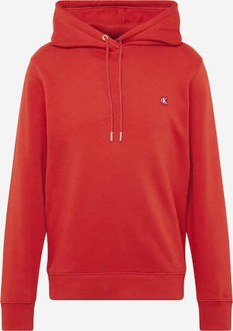 Calvin Klein Jeans Sweatshirt in Rood: voorkant