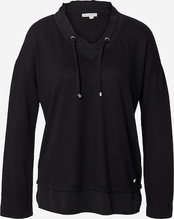 TOM TAILOR Shirt in Black: front