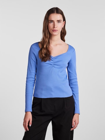 PIECES Shirt 'Tanja' in Blau: predná strana