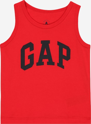 T-Shirt GAP en rouge : devant