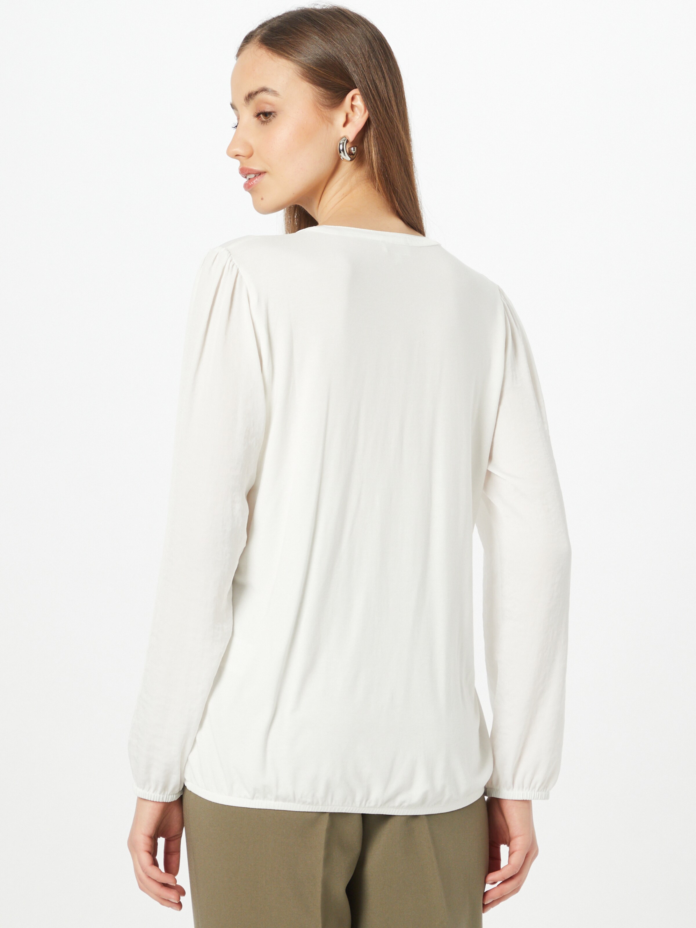 Frauen Große Größen s.Oliver Bluse in Weiß - UG84543 Frauen Große Größen s.Oliver Bluse in Weiß - UG84543