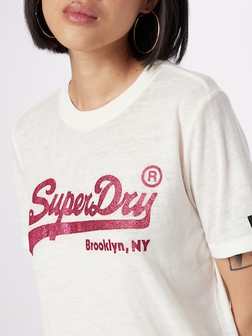 T-shirt Superdry en blanc