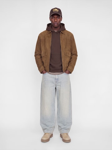 JACK & JONES Sweatshirt 'JORFrederiksberg' in Bruin