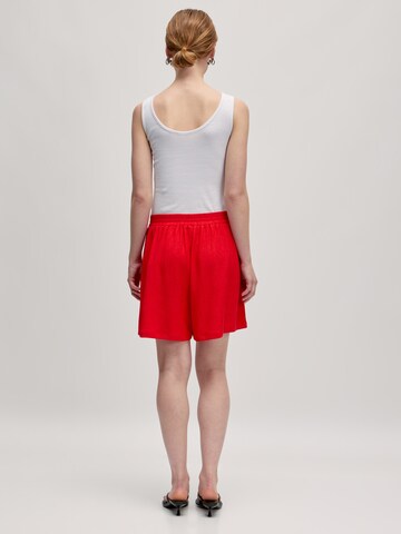 EDITED Loose fit Pants 'Mara' in Red
