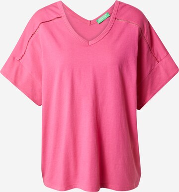 UNITED COLORS OF BENETTON Shirt in Roze: voorkant