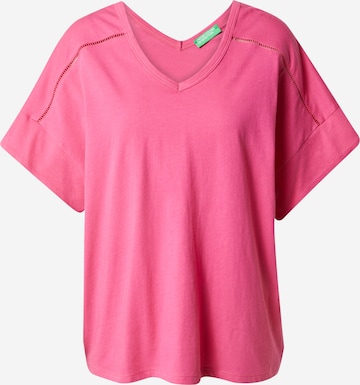 UNITED COLORS OF BENETTON Μπλουζάκι σε ροζ: μπροστά