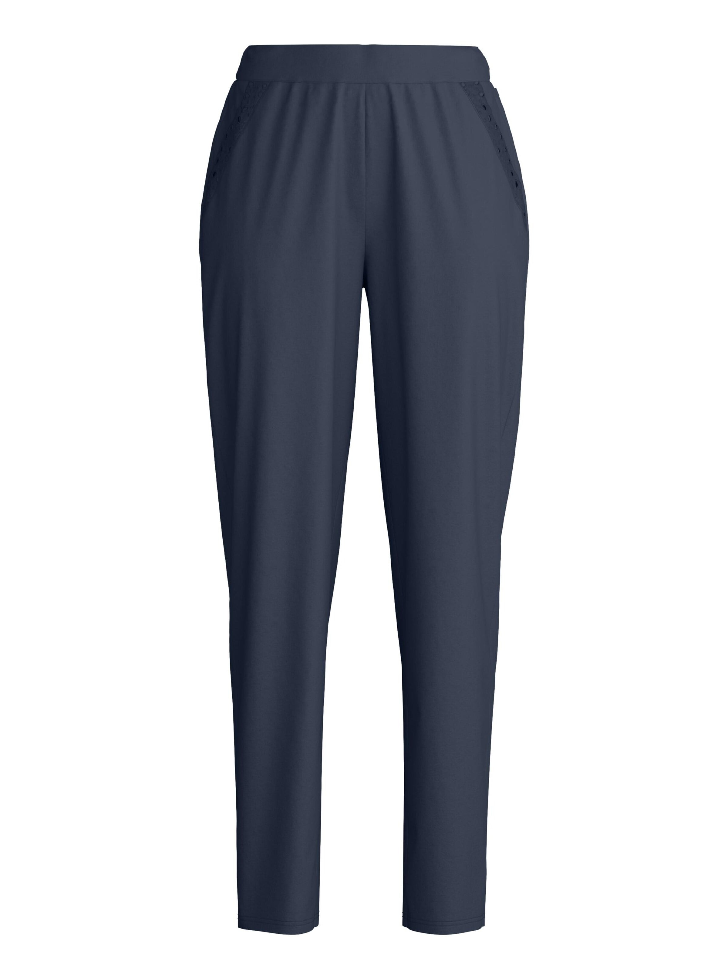 CALIDA Pyjamahose 'Favourites Tiles'‌‌‌‌‌ in Blau: Vorderseite