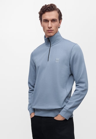 BOSS - Sweatshirt 'Zetrust' em azul