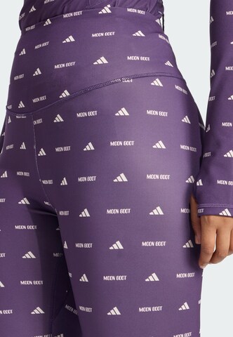 ADIDAS SPORTSWEAR Skinny Fit Спортен панталон 'Adidas x Moon Boot' в лилав