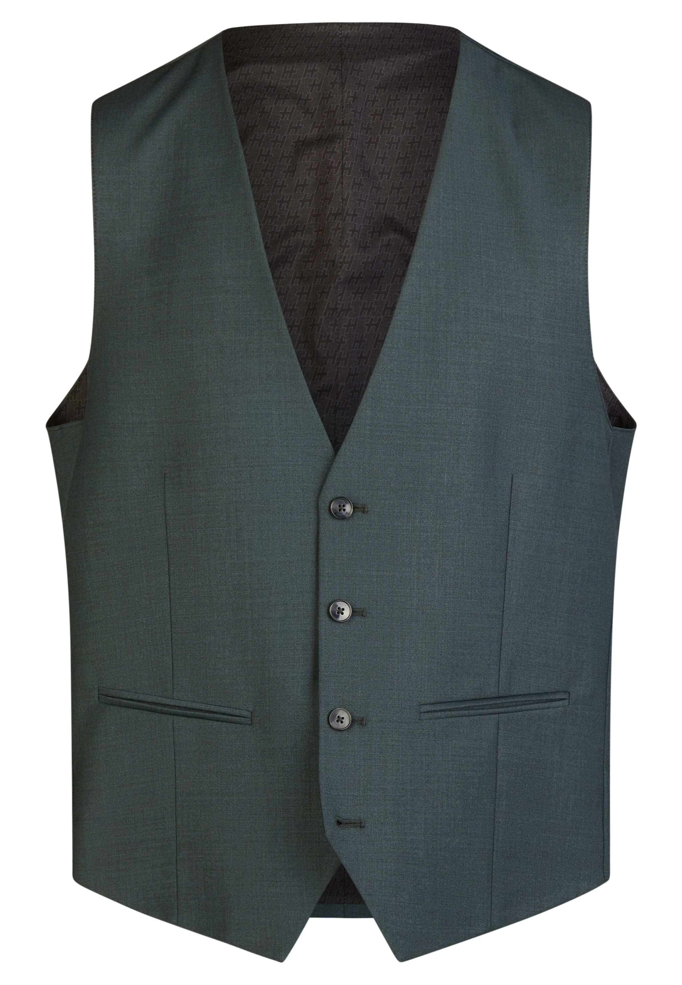 HECHTER PARIS Vest 'NOS' in Green: front