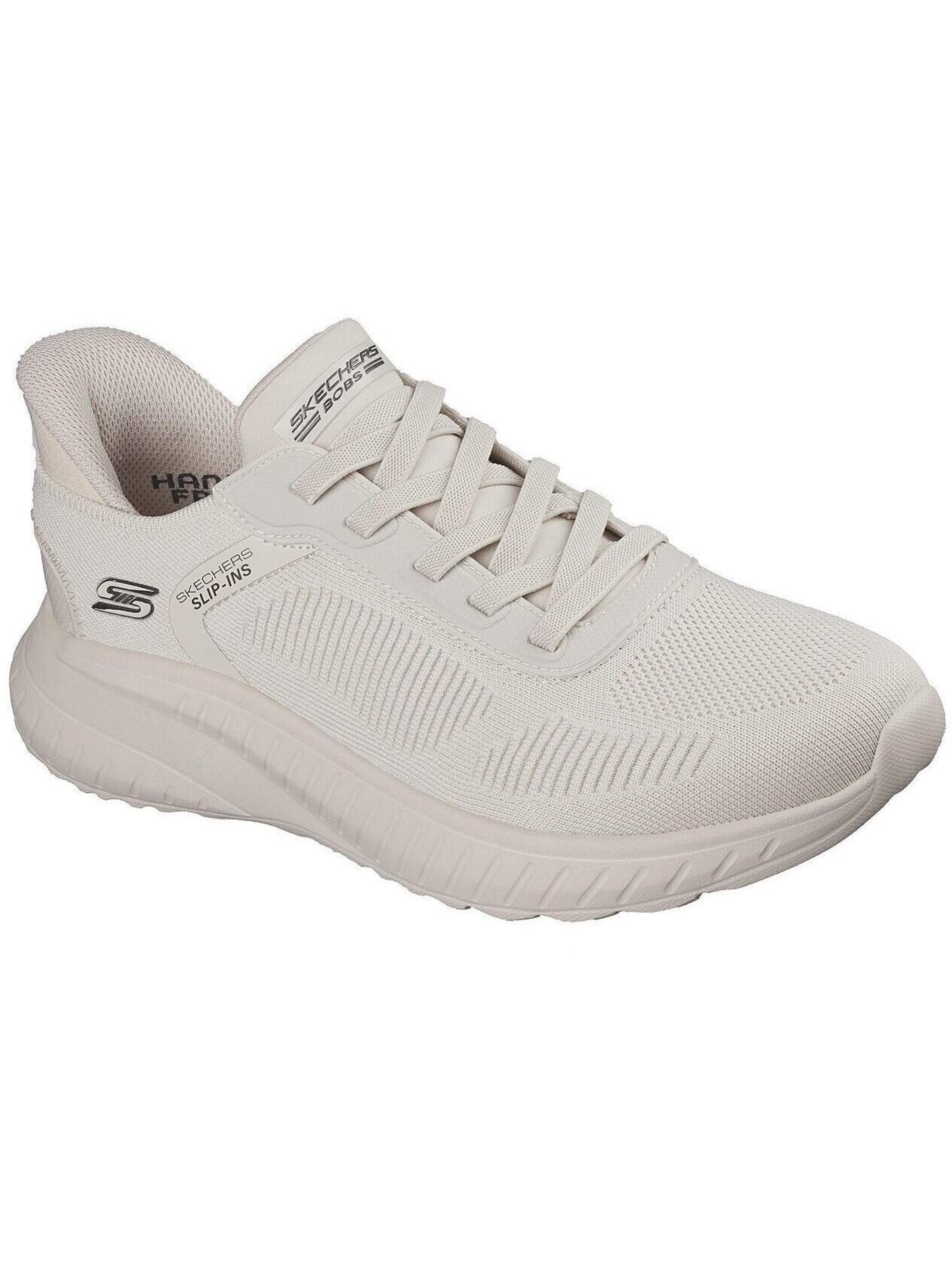 SKECHERS Sportschoen 'Bob Squad Chaos' in Beige: voorkant