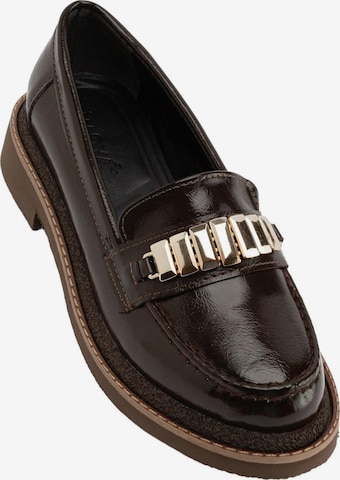 Limoya Slipper 'Maribel' in Braun: Vorderseite